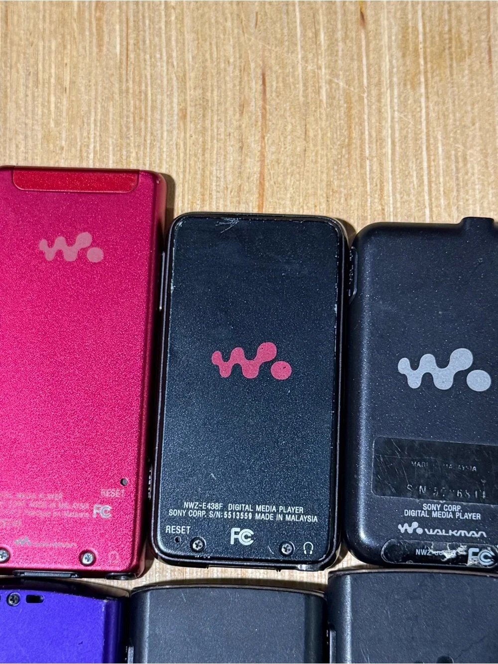 6-Sony Walkman FMRadio MP3 Digital Media Player NWZ-E438F/E473/2-E353-S615F-S544